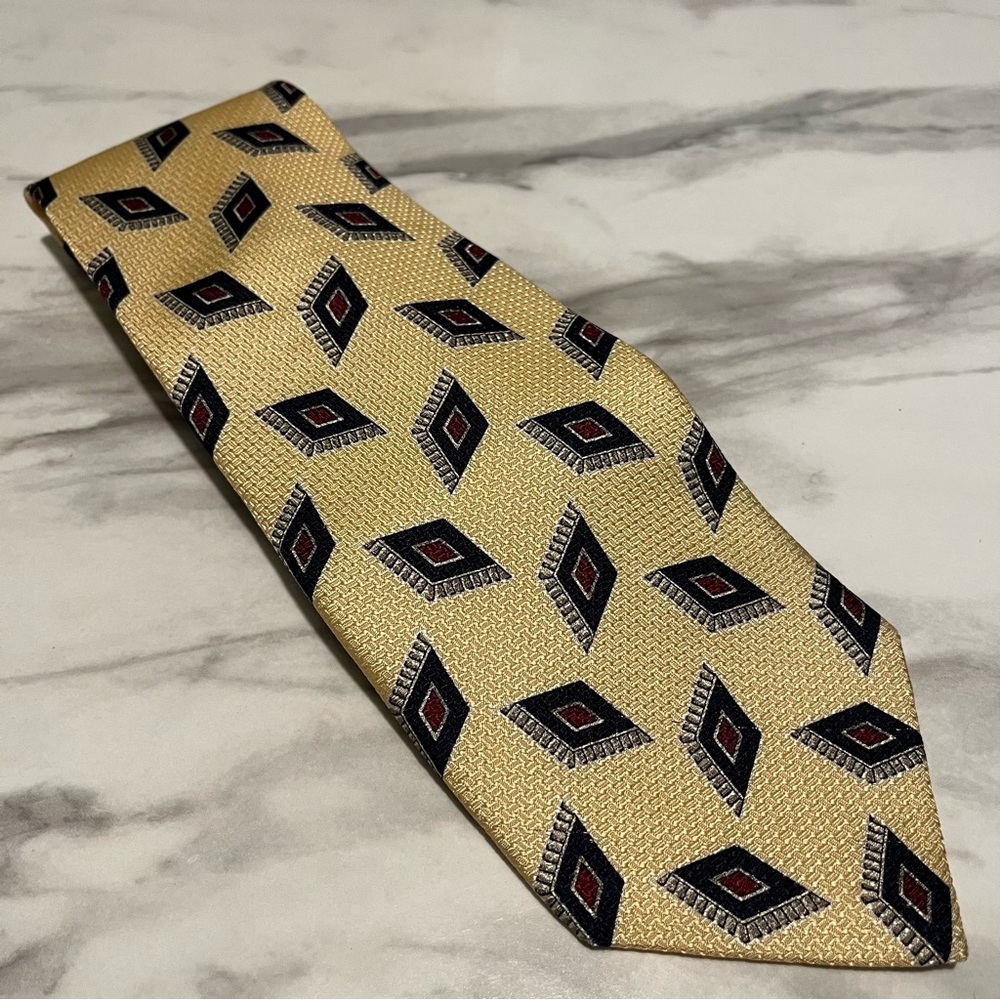 Robert Talbott Patrick James 100% Silk Geometric Tie